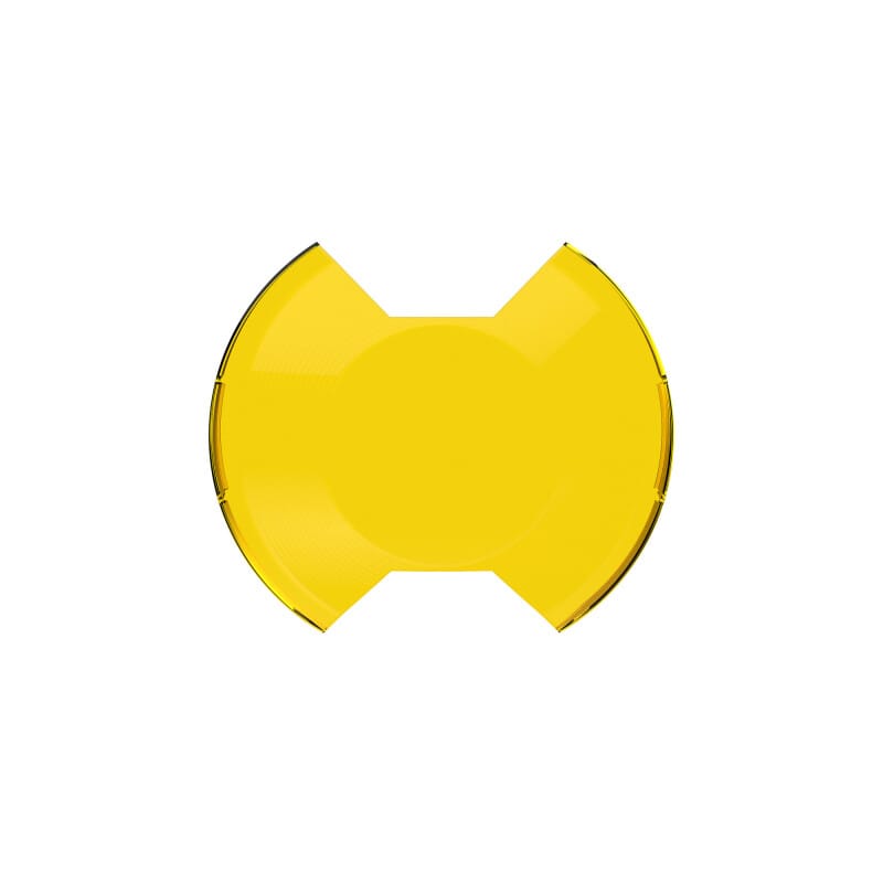 KC HiLiTES — KC HiLiTES SlimLite 8in. LED Light Shield SAE Driving (Shield Only) - Selective Yellow