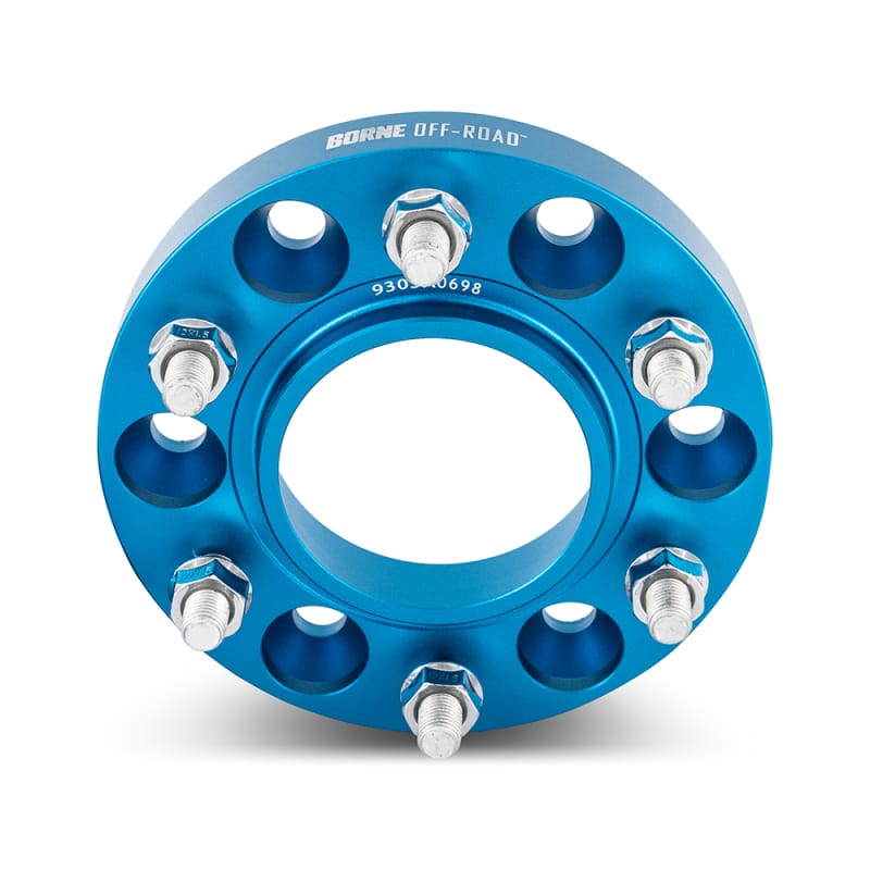 Borne Off-Road — Borne Off-Road Wheel Spacers - 6x139.7 - 78.1 - 38.1mm - M14x1.5 - Blue