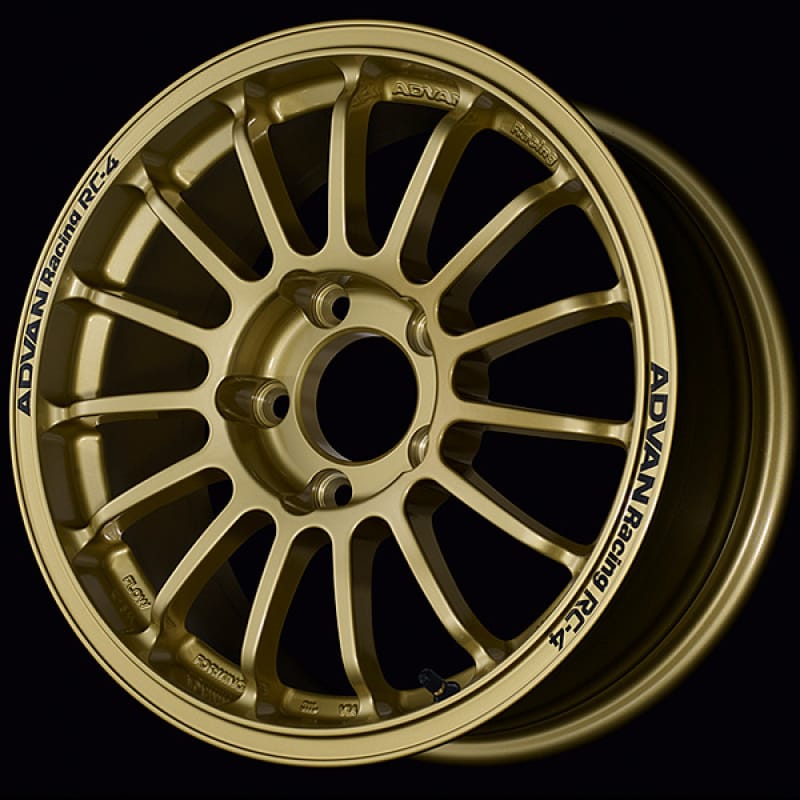 Advan — Advan RC-4 Wheel - 15x6.0 / Offset +40 / 4x100 - Rally Gold