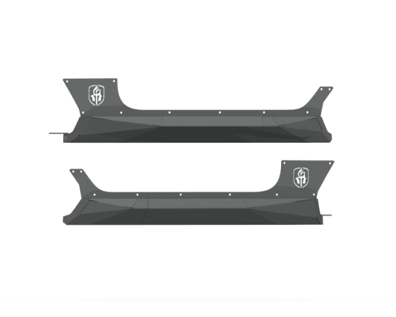 Road Armor — Road Armor 2018+ Jeep Wrangler JL 2-Door Stealth Rocker Guards - Tex Blk