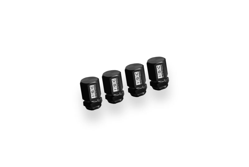ISC Suspension — ISC Suspension Titanium Valve Stem Caps (Set of 4) - Black