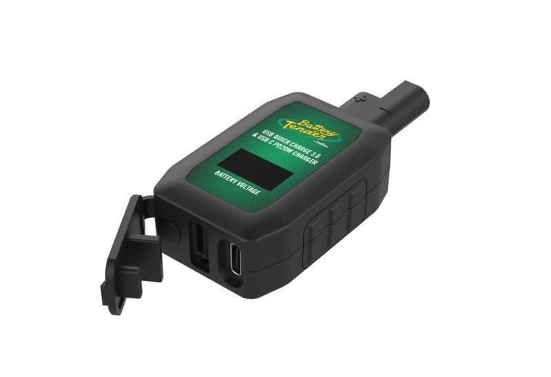Battery Tender — Battery Tender LCD Voltage Indicator w/USB Charging Adaptors