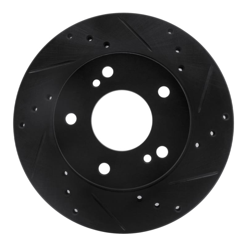 R1 Concepts — R1 96-98 Nissan 240SX Front Right Drilled & Slotted Black Brake Rotor
R1 Brake Rotor Drill