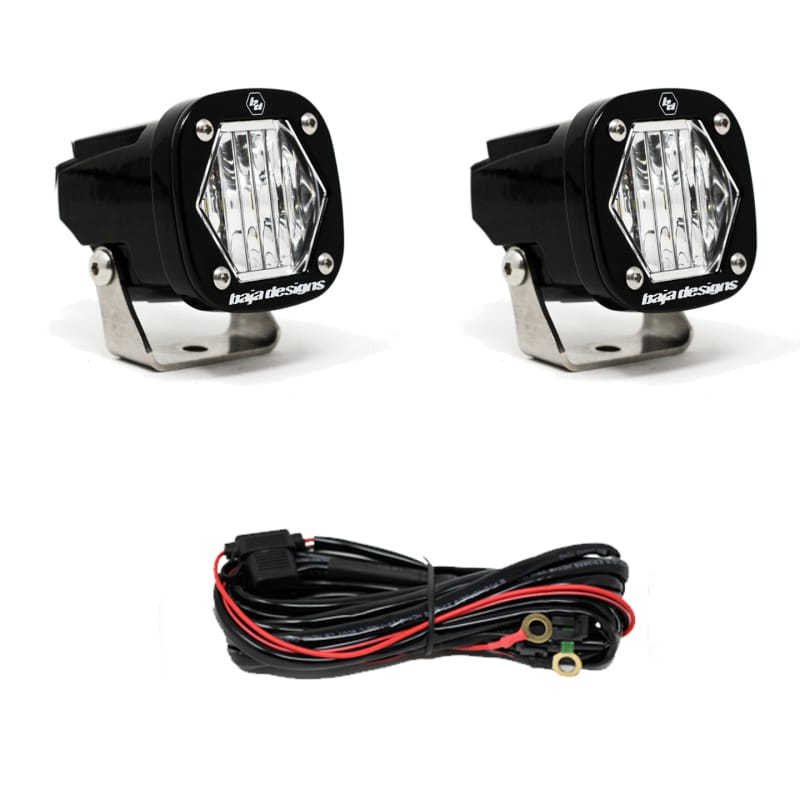 Baja Designs — Baja Designs S1 Wide Cornering LED Light w/ Mounting Bracket Pair