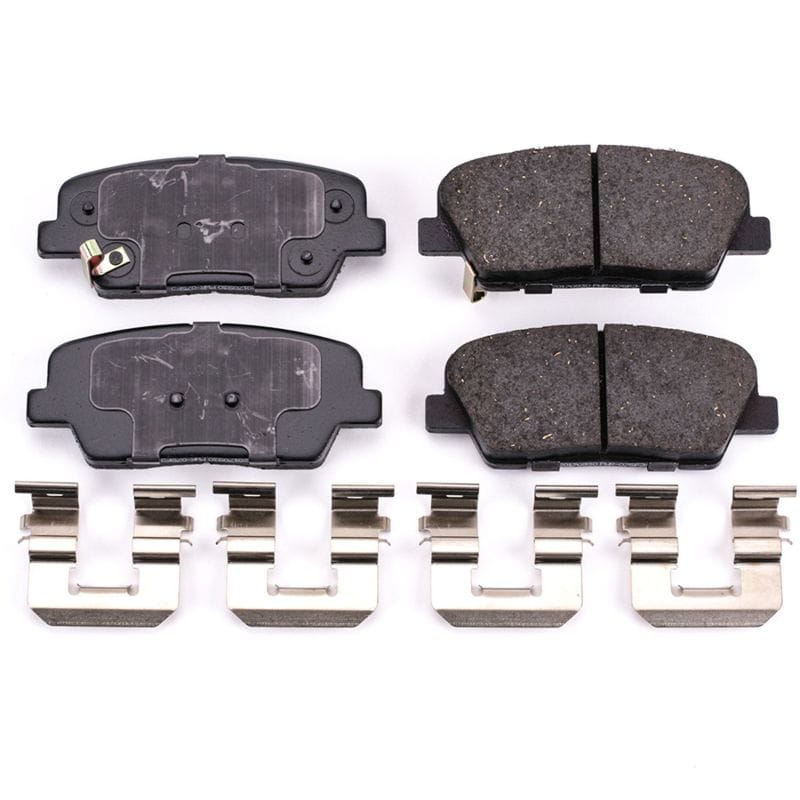 PowerStop — Power Stop 2010 Hyundai Genesis Rear Z17 Evolution Ceramic Brake Pads w/Hardware
Z17 Brake Pads