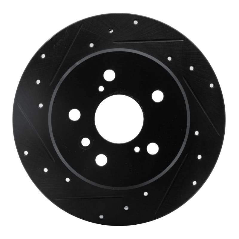 R1 Concepts — R1 92-03 Lexus ES300 Rear Left Drilled & Slotted Black Brake Rotor
R1 Brake Rotor Drill