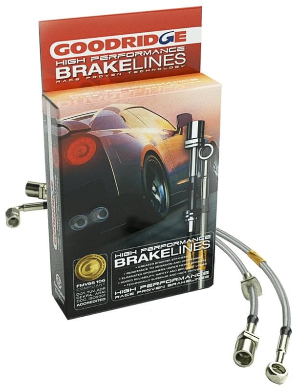 Goodridge — Goodridge 96-98 Plymouth Neon (Rear Disc) Stainless Steel Brake Lines