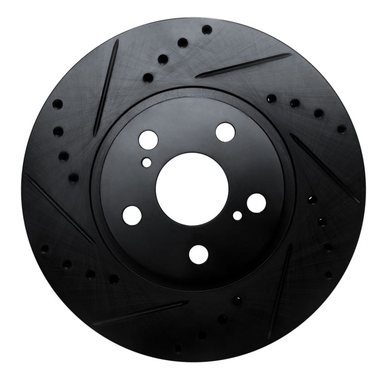 R1 Concepts — R1 09-15 Toyota Corolla (Mexico) Front Left Drilled & Slotted Black Brake Rotor
R1 Brake Rotor Drill