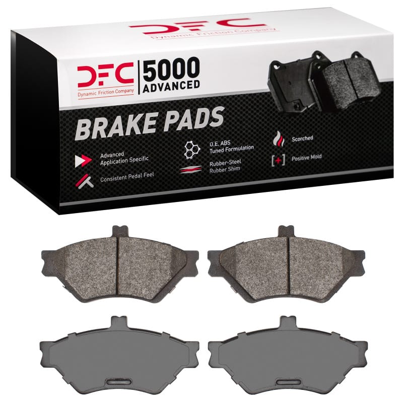 DFC — DFC 95-97 Ford Crown Victoria Front 5000 Advanced Semi Metallic Brake Pads
DFC Brake Pad Set