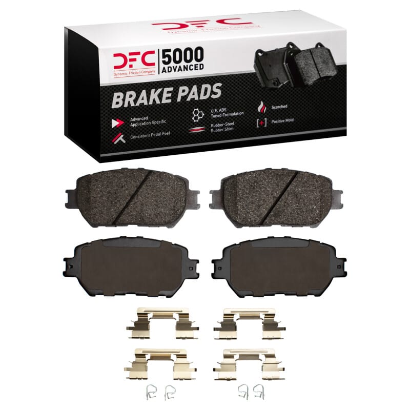 DFC — DFC 02-06 Toyota Camry Front 5000 Advanced Ceramic Brake Pads and Hardware Kit
DFC Brake Pad Set