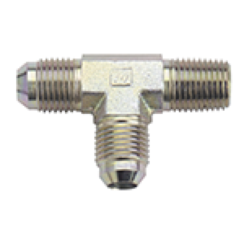 Fragola — Fragola -6AN Tee 1/4 NPT On Run - Steel