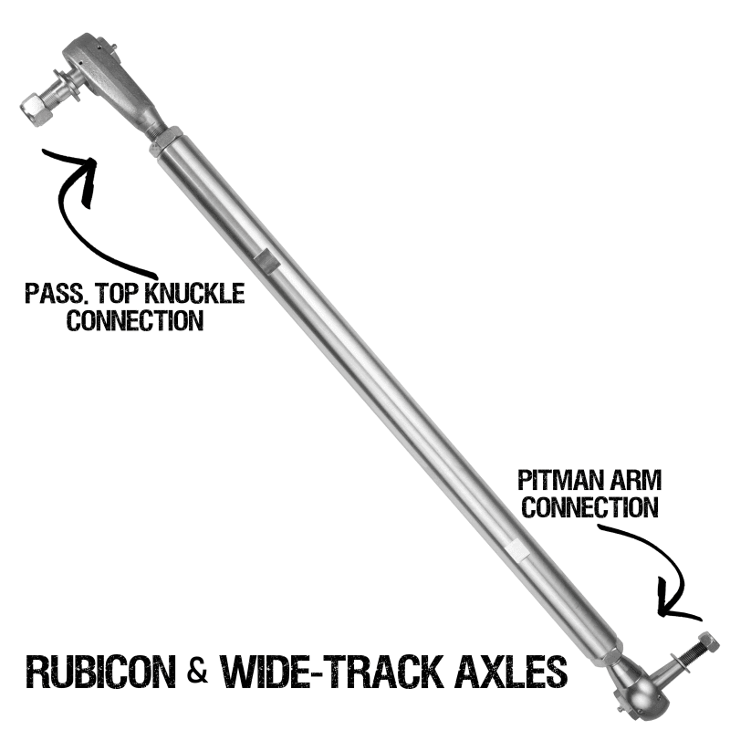 Rock Krawler — Rock Krawler 2018+ Jeep Wrangler (JL/JLU/JT Rubicon & Wide Track Axles) Pro-X Top Mount Drag Link