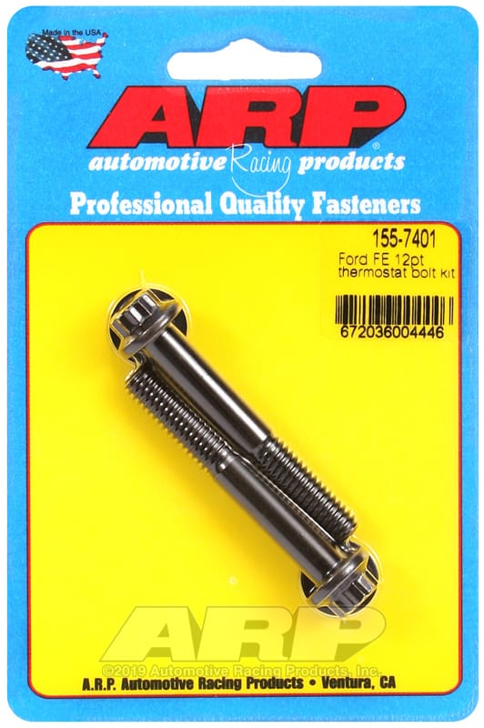 ARP — ARP Ford FE 12pt Thermostat Bolt Kit
