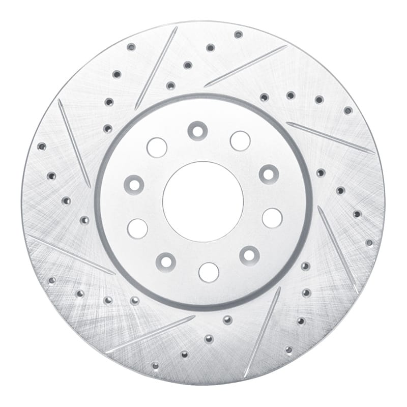 R1 Concepts — R1 14-20 Cadillac CT6 Front Left Drilled & Slotted Silver Brake Rotor
R1 Brake Rotor Drill