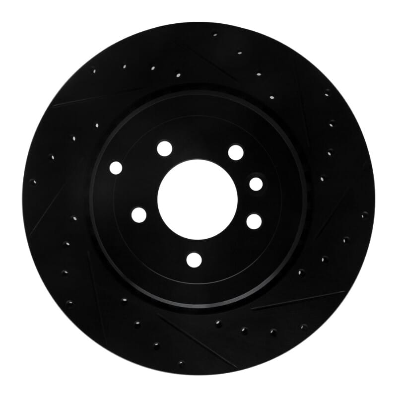 R1 Concepts — R1 10-13 Land Rover Range Rover Sport Rear Right Drilled & Slotted Black Brake Rotor
R1 Brake Rotor Drill