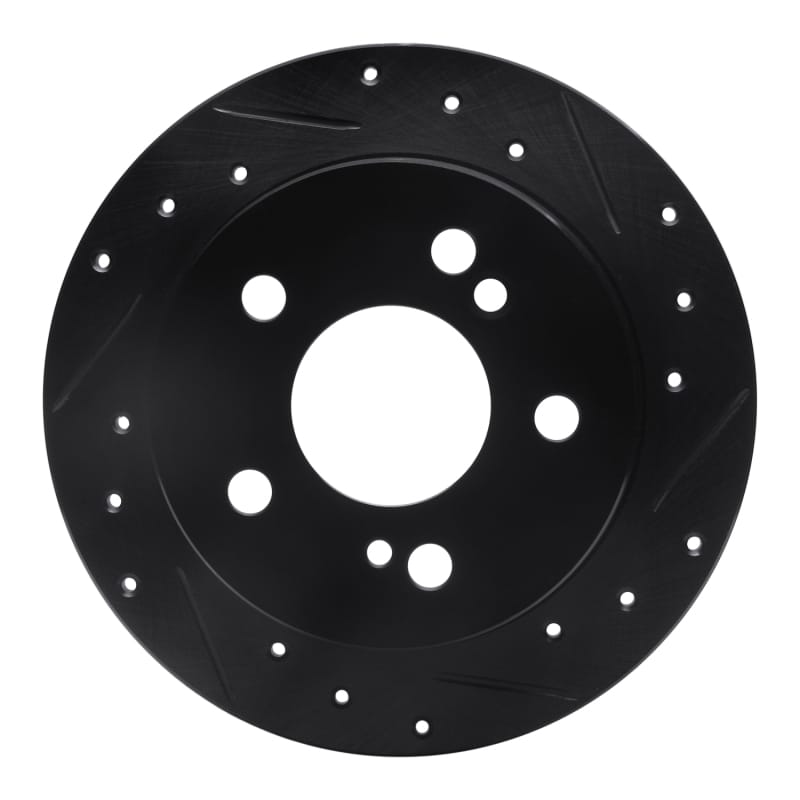 R1 Concepts — R1 83-95 Mercedes-Benz 300D Rear Right Drilled & Slotted Black Brake Rotor
R1 Brake Rotor Drill
