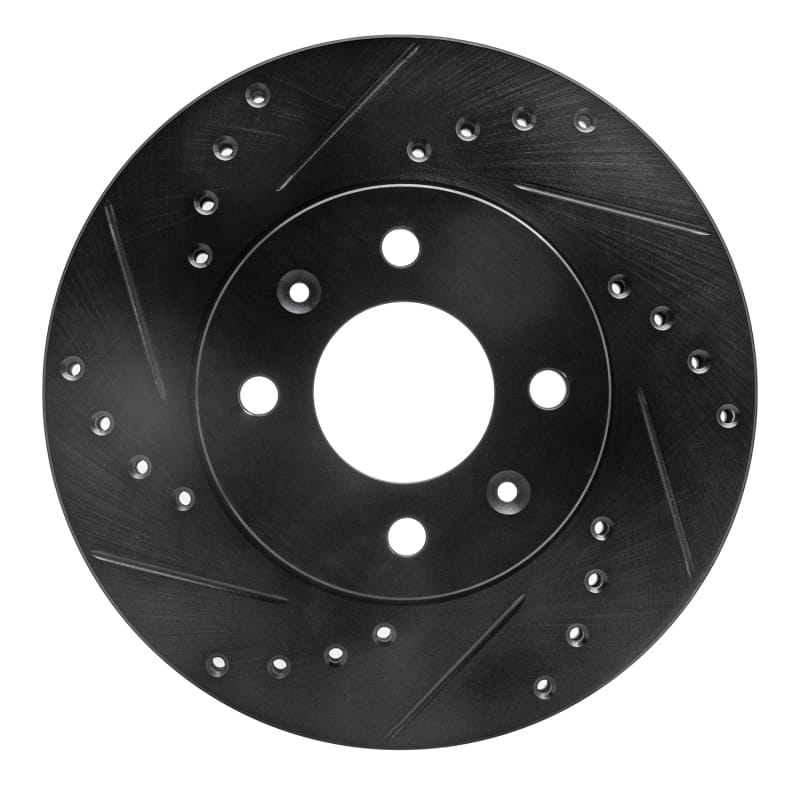 R1 Concepts — R1 06-12 Dodge Attitude (Mexico) Front Left Drilled & Slotted Black Brake Rotor
R1 Brake Rotor Drill