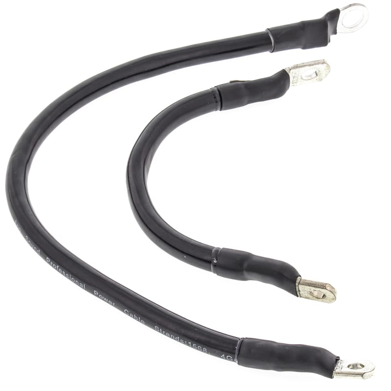 All Balls Racing — All Balls Racing 66-77 Harley-Davidson FLH Electra Glide Battery Cable Kit Clear