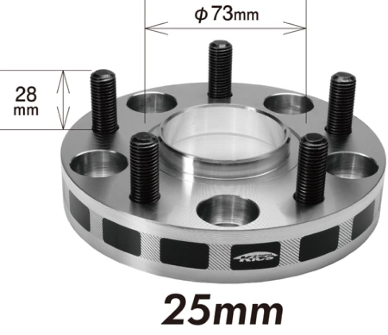 Project Kics — Project Kics 25mm Thick 12x1.50 60mm Hub 5x114.3 Wide Tread Spacers