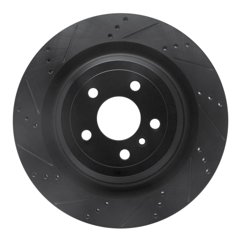 R1 Concepts — R1 13-19 Mercedes-Benz GL350 Rear Left Drilled & Slotted Black Brake Rotor
R1 Brake Rotor Drill