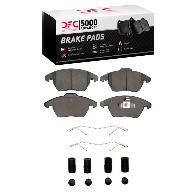 DFC — DFC 05-19 Volkswagen Jetta Sedan Front 5000 Advanced Ceramic Brake Pads and Hardware Kit
DFC Brake Pad Set