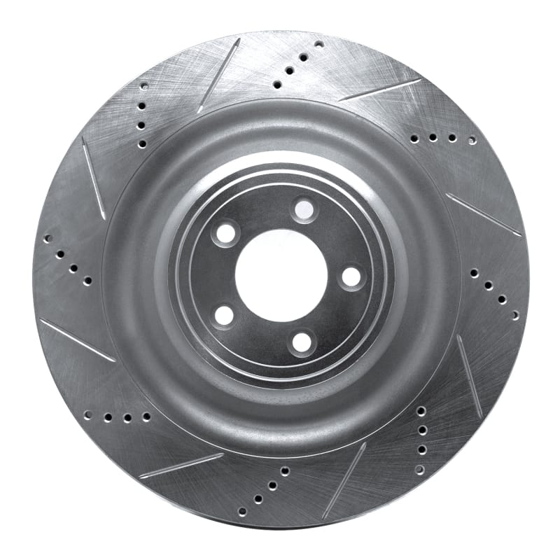 R1 Concepts — R1 08-09 Jaguar XKR Right Front Drilled & Slotted Silver Brake Rotor
R1 Brake Rotor Drill