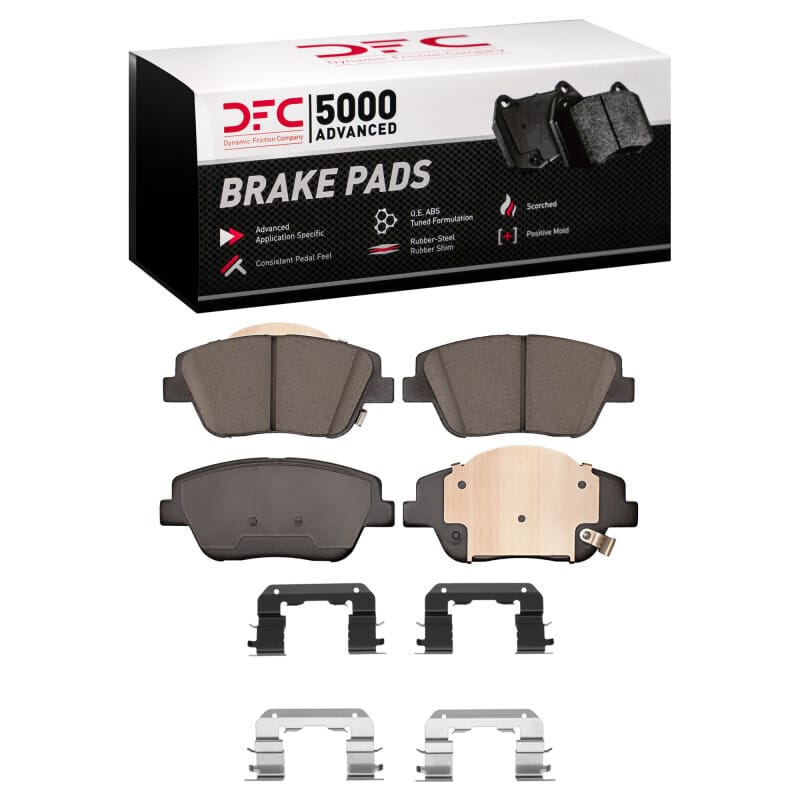 DFC — DFC 09-16 Hyundai Sonata Front 5000 Advanced Ceramic Brake Pads and Hardware Kit
DFC Brake Pad Set