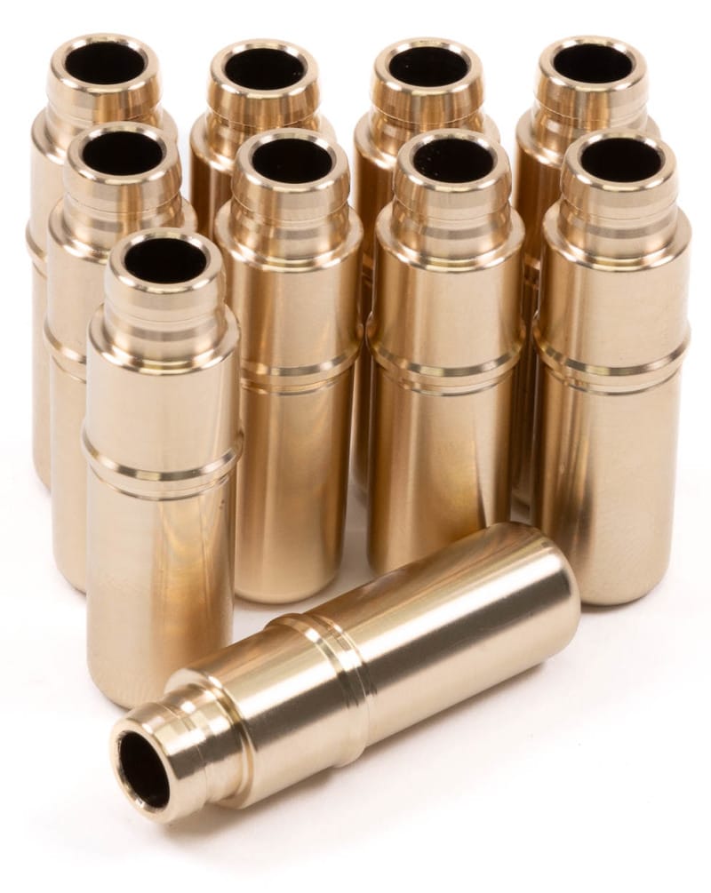 GSC Power Division — GSC P-D Audi R8/Lambirghini Huracan V10 5.2L Int/Exh Stopper Style Valve Guide Set - Set of 10