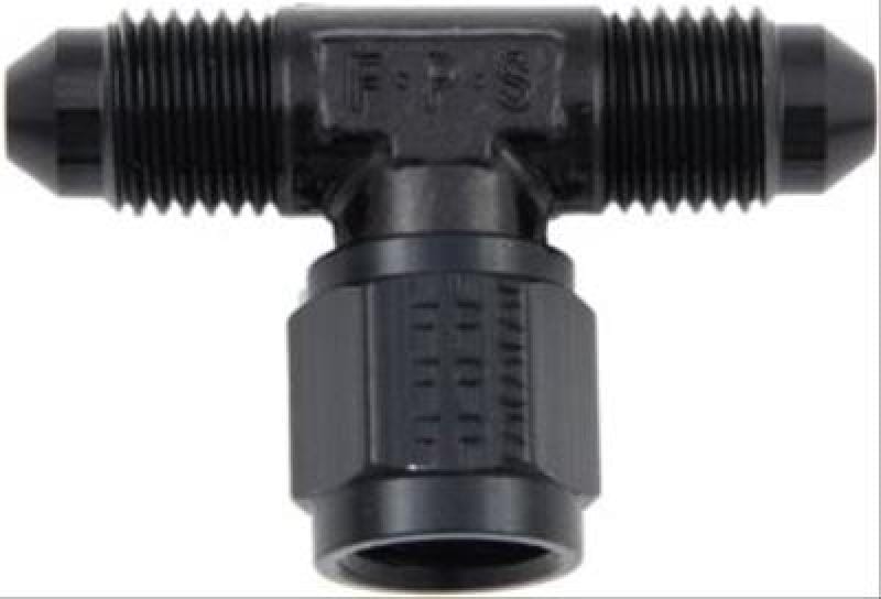 Fragola — Fragola -12AN T Female Swivel On Side - Black