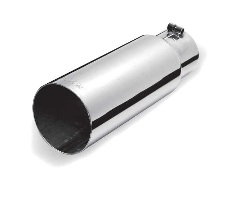 Gibson — Gibson Round Single Wall Straight-Cut Tip - 3.5in OD/2.5in Inlet/12in Length - Stainless
Exhaust Tip
