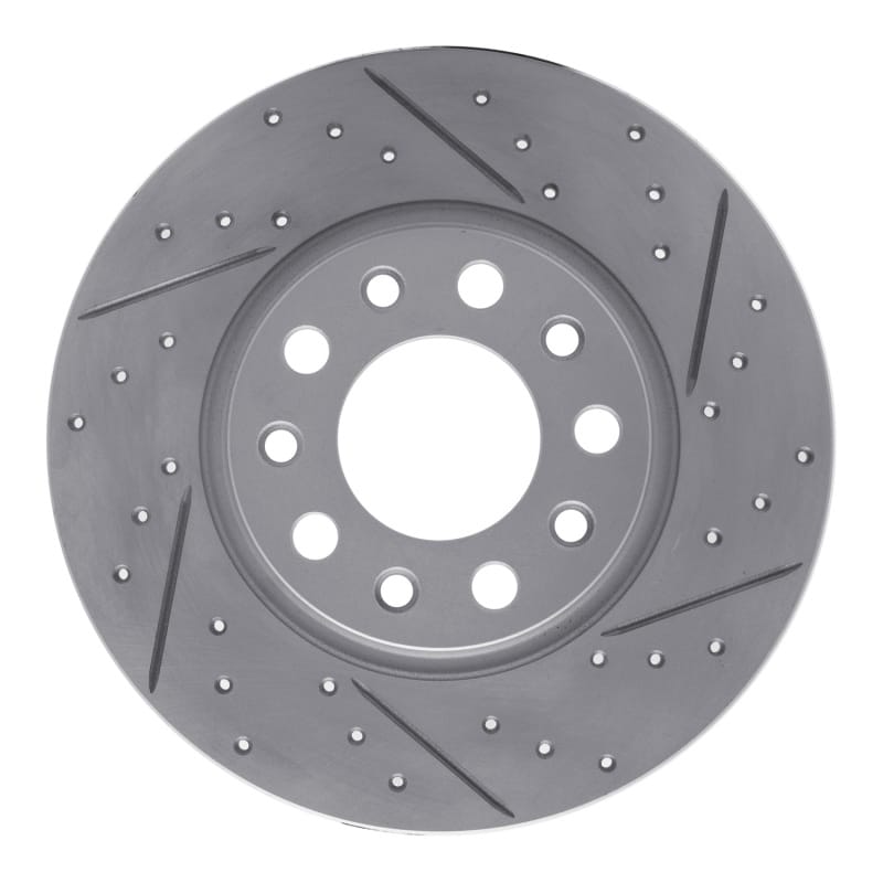 R1 Concepts — R1 14-22 Chrysler 200 Rear Right Drilled & Slotted Geo-Carbon Rotor