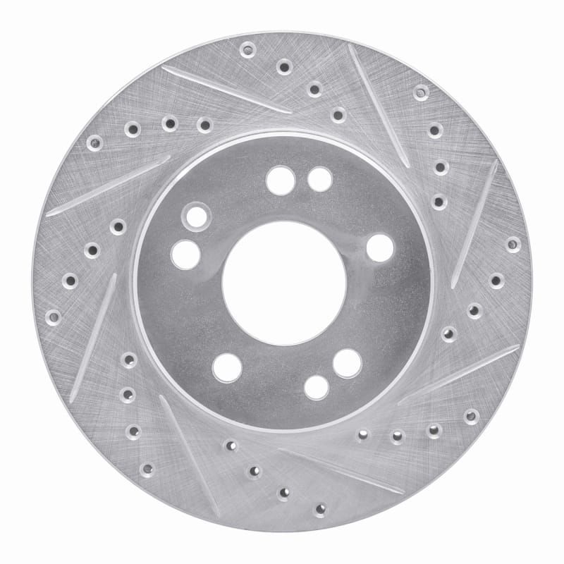R1 Concepts — R1 84-95 Mercedes-Benz 260E Front Right Drilled & Slotted Silver Brake Rotor
R1 Brake Rotor Drill