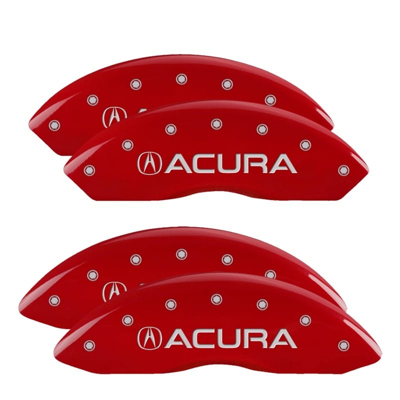 MGP — MGP 4 Caliper Covers Engraved Front & Rear Acura Red finish silver ch
Caliper Covers