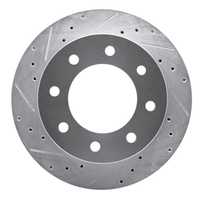 R1 Concepts — R1 03-05 Chevrolet Silverado 1500 Rear Left Drilled & Slotted Silver Brake Rotor
R1 Brake Rotor Drill
