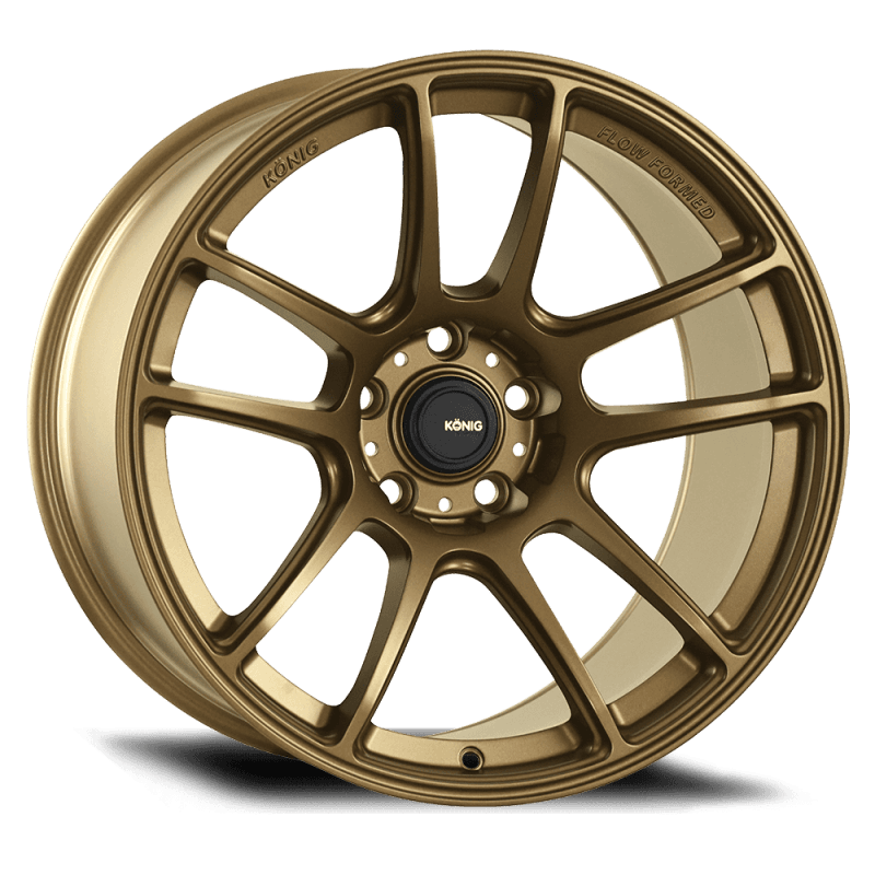 Konig — Konig Heliogram 18X8.5 5X112 ET42 Matte Bronze Knurled Bead Flow Formed