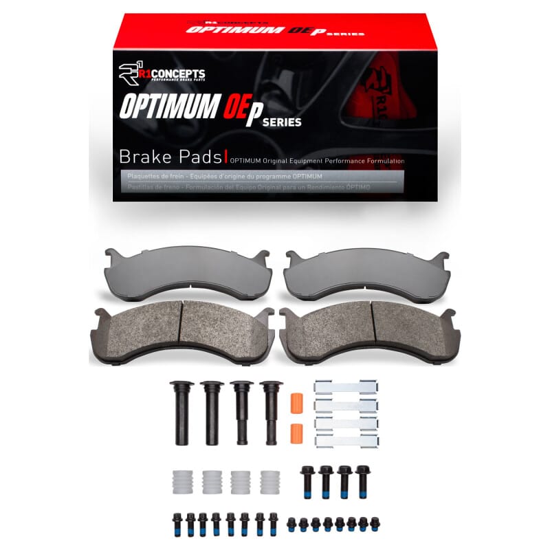 R1 Concepts — R1 98-25 Beaver Motorcoach CONTESSA Front/Rear Optimum OE Pads & Hardware Kit
R1 Optimum Oe Pads a