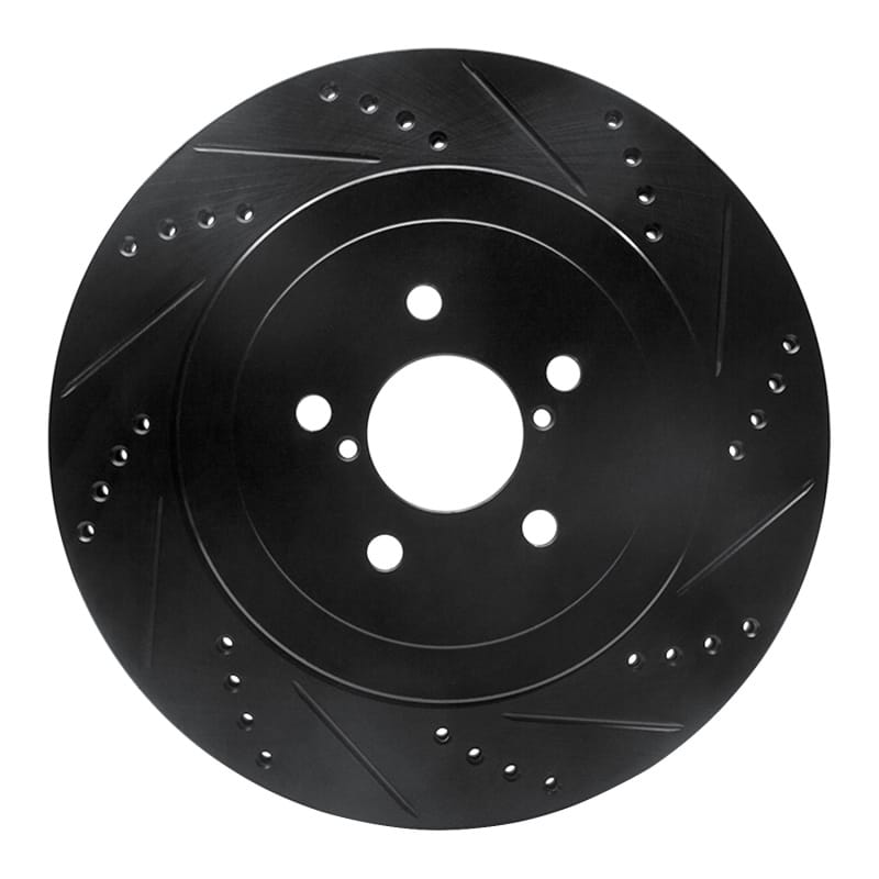 R1 Concepts — R1 03-04 Subaru Impreza Rear Right Drilled & Slotted Black Brake Rotor
R1 Brake Rotor Drill