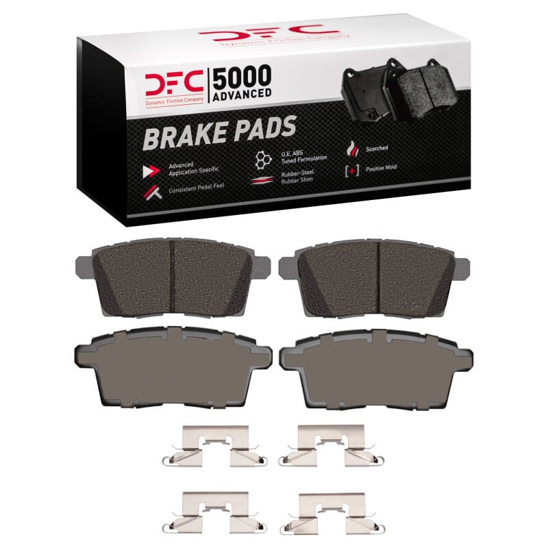 DFC — DFC 07-15 Ford Edge Rear 5000 Advanced Ceramic Brake Pads and Hardware Kit
DFC Brake Pad Set