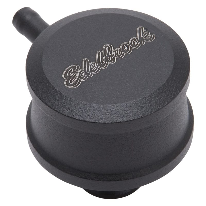 Edelbrock — Edelbrock PCV for Valve Cover Aluminum Round Push In w/ 90-Degree Port Breather Look
KIT PARTS