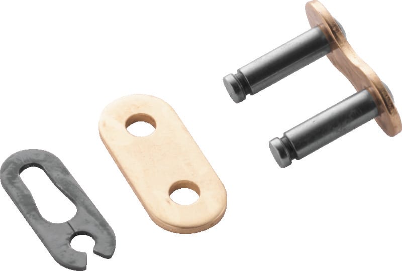 BikeMaster — Precision Heavy-Duty 420H Chain Master Link, Gold