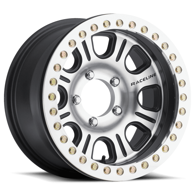 Raceline — Raceline RT232 Monster BMF 17x8.5in / BLANK BP / 0mm Offset / 83.82mm Bore - Satin Black Machined