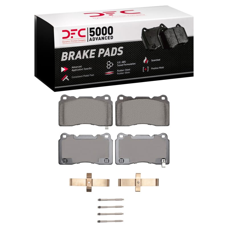DFC — DFC 04-08 Acura TL Front 5000 Advanced Low Metallic Brake Pads and Hardware Kit
DFC Brake Pad Set