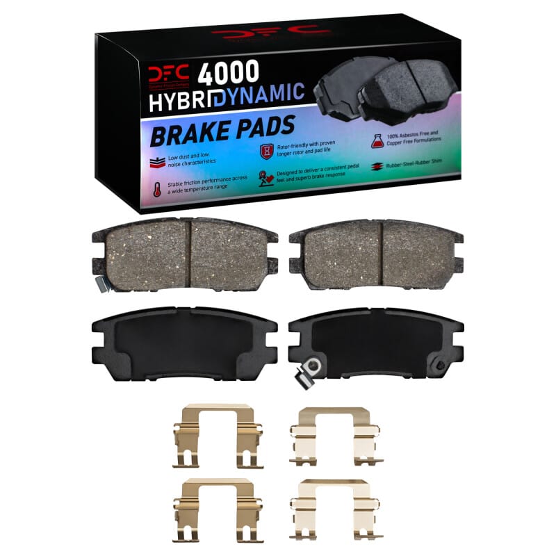 DFC — DFC 90-00 Mitsubishi Montero Rear 4000 HybriDynamic Brake Pads and Hardware Kit
DFC Brake Pad Set