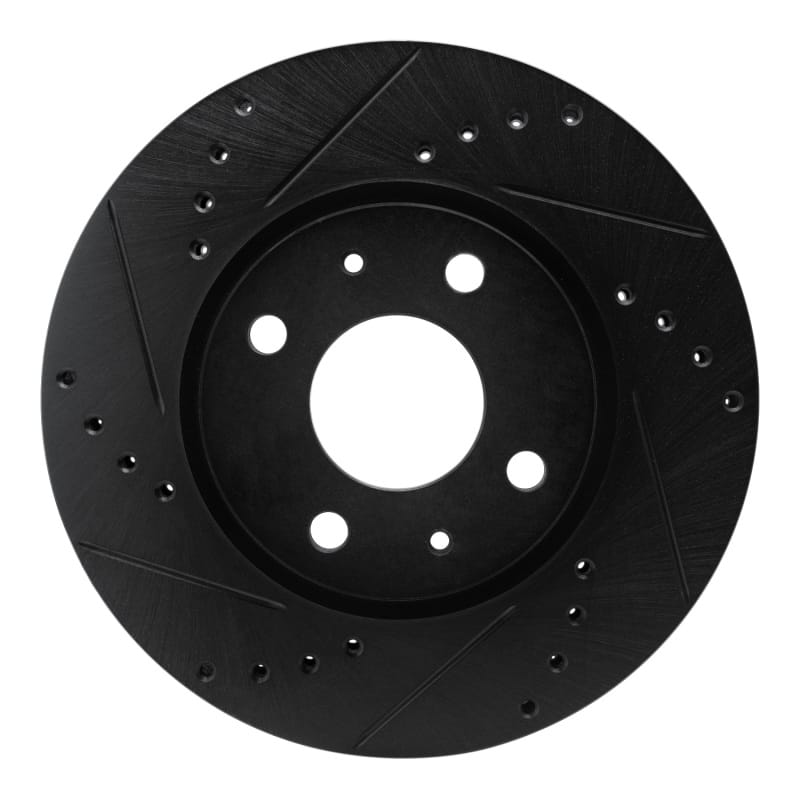 R1 Concepts — R1 08-11 Ford Focus Front Left Drilled & Slotted Black Brake Rotor
R1 Brake Rotor Drill