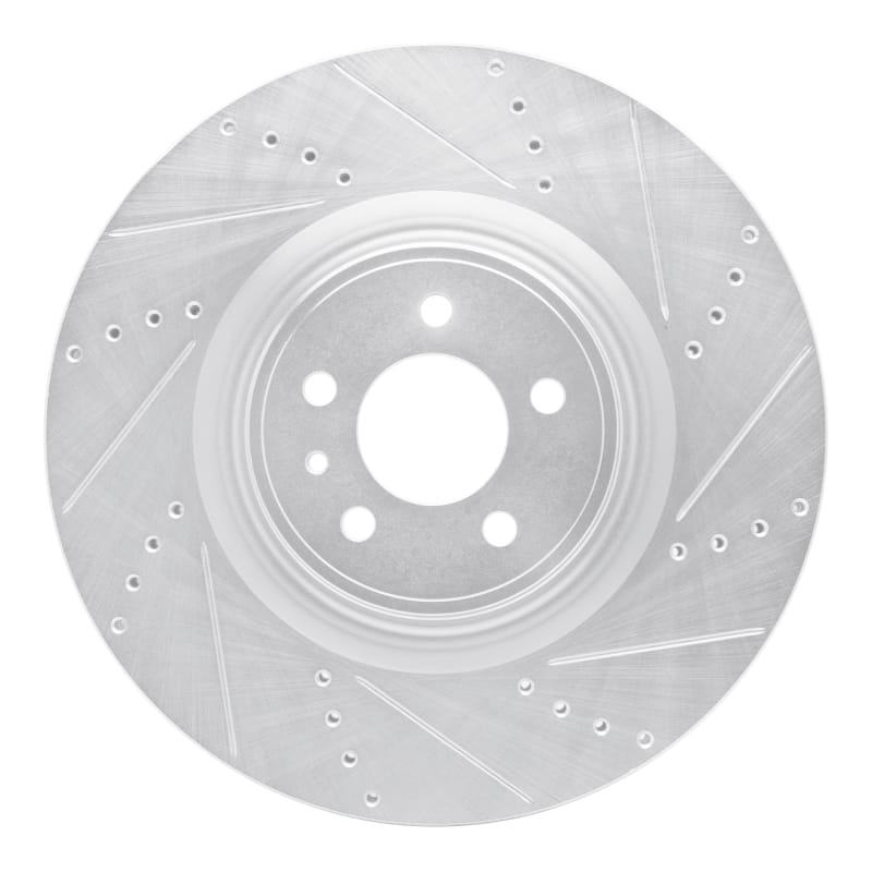 R1 Concepts — R1 13-14 Ford Mustang Front Right Drilled & Slotted Silver Brake Rotor
R1 Brake Rotor Drill