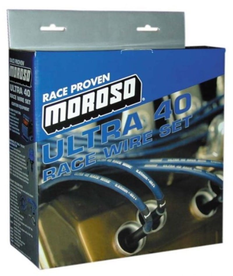 Moroso — Moroso Ford 429-460 Ignition Wire Set - Ultra 40 - Unsleeved - HEI - Red