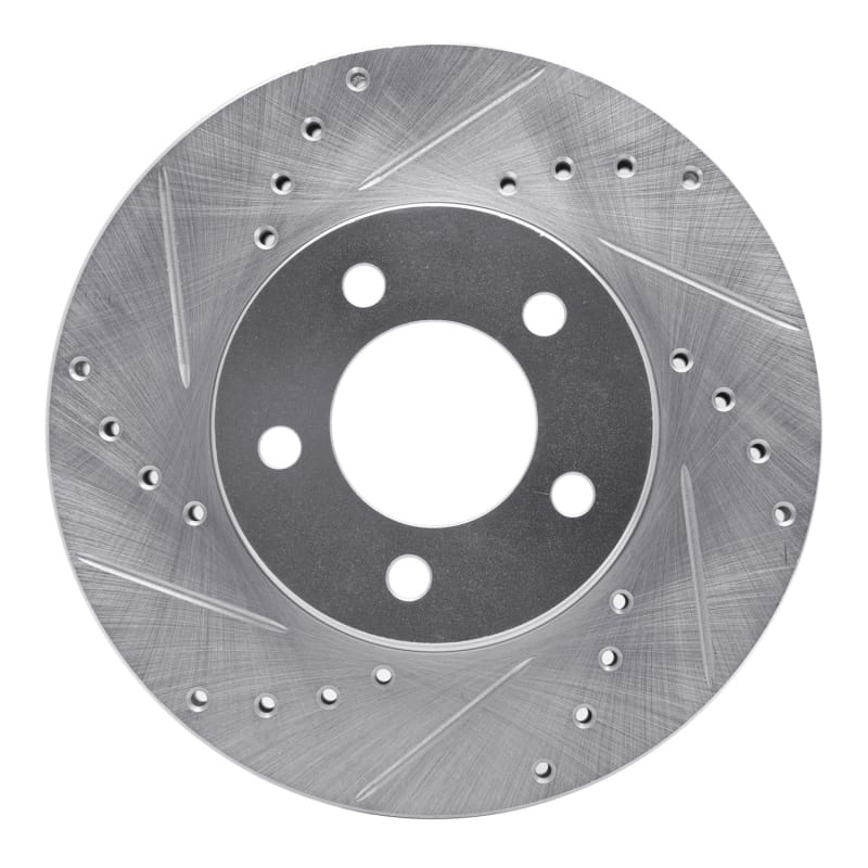 R1 Concepts — R1 91-00 Ford Taurus (Excl SHO) Front Left Drilled & Slotted Silver Brake Rotor
R1 Brake Rotor Drill