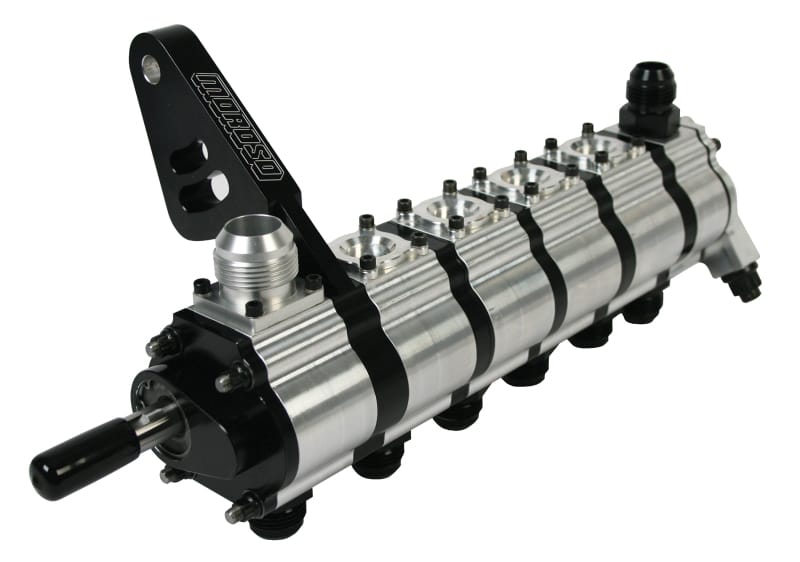 Moroso — Moroso T3 Series Dragster 6 Stage Dry Sump Oil Pump - Tri-Lobe - Left Side - 1.200 Pressure