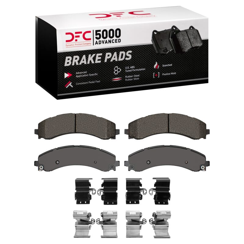 DFC — DFC 19-25 Ram 3500 Rear 5000 Advanced Semi Metallic Brake Pads and Hardware Kit