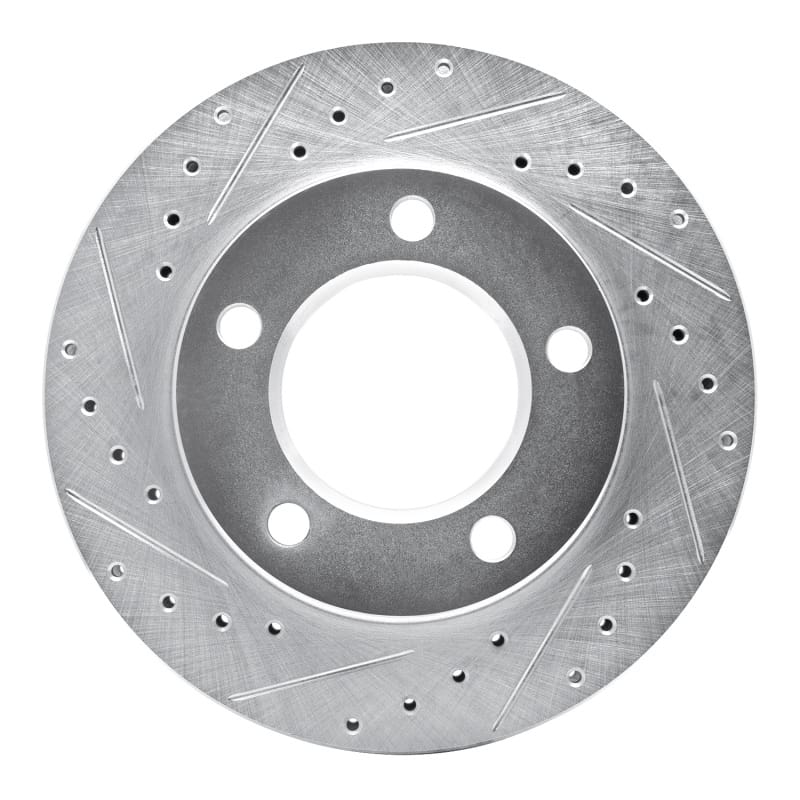 R1 Concepts — R1 74-80 InternatIonal SCOUT II Front Left Drilled & Slotted Silver Brake Rotor
R1 Brake Rotor Drill